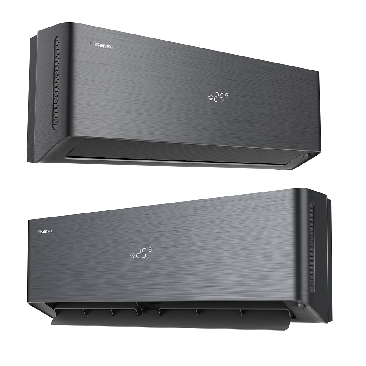 Aire acondicionado Multisplit 2x1 Hisense Inverter con 2.236 frig/h y 3.010 frig/h WiFi - 2AMW52QH912B Negro-3