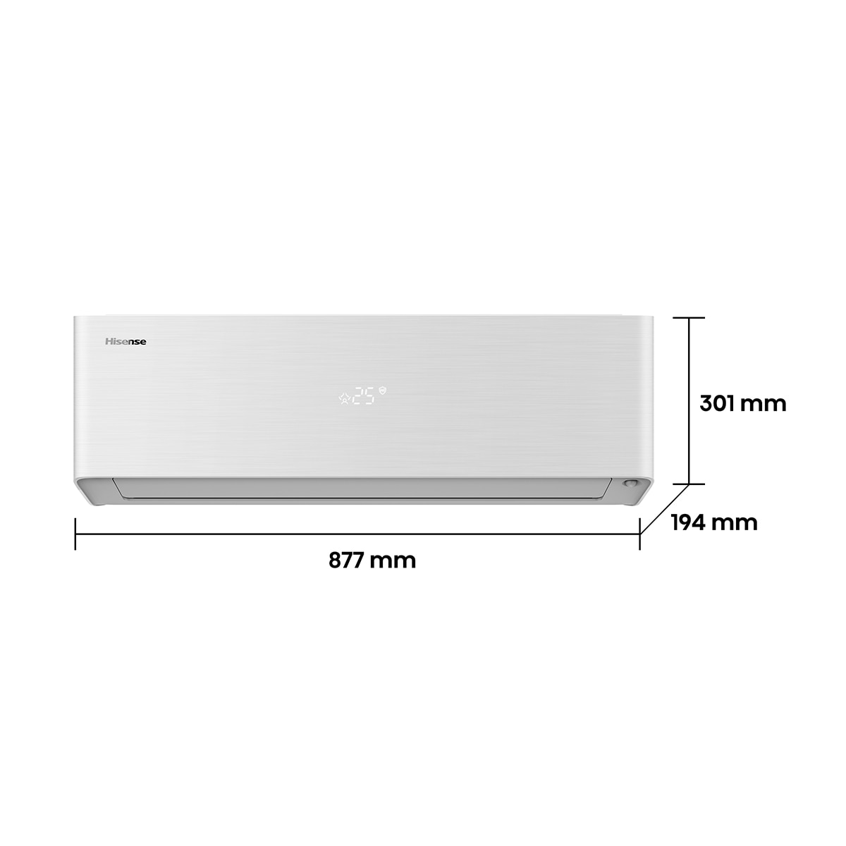 Aire acondicionado Multisplit 2x1 Hisense Inverter con 2.236 frig/h y 3.010 frig/h WiFi - 2AMW52QH912AO Blanco-3