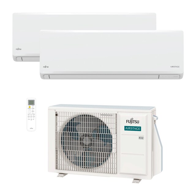 Imagen 0 de Aire acondicionado Multisplit 2x1 Fujitsu Inverter con 1.719 frig/h + 1.719  frig/h - ASY20U2MI-KN