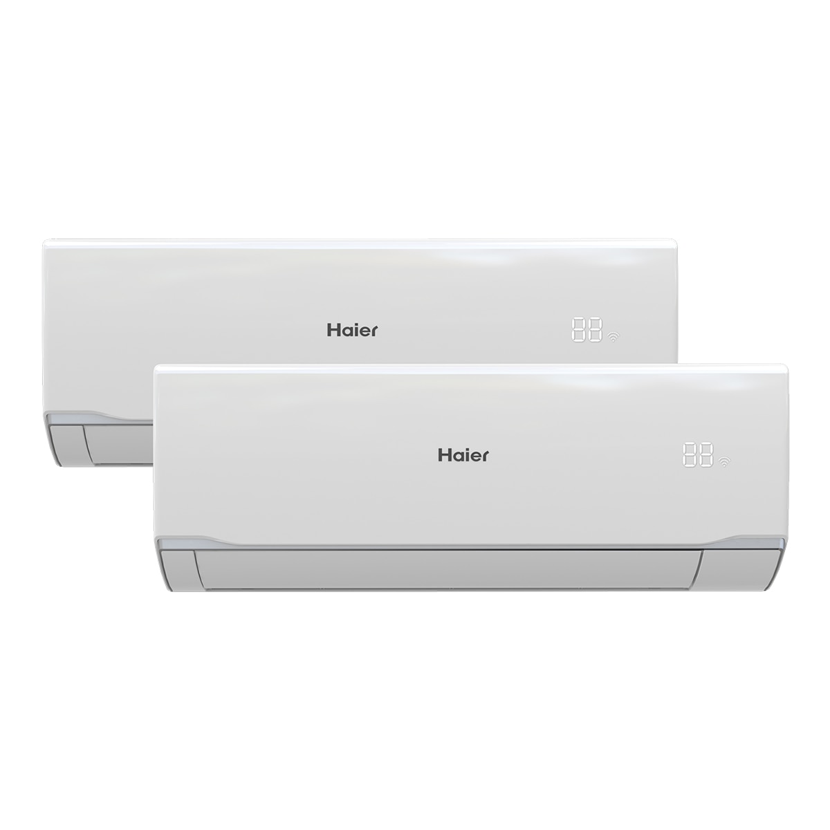 Imagen 0 de Aire acondicionado Multisplit 2x1 Haier Inverter con 2.236 frig/h + 2.236 frig/h - TIDE 25+25/40 PREMIUM A+++/A+++