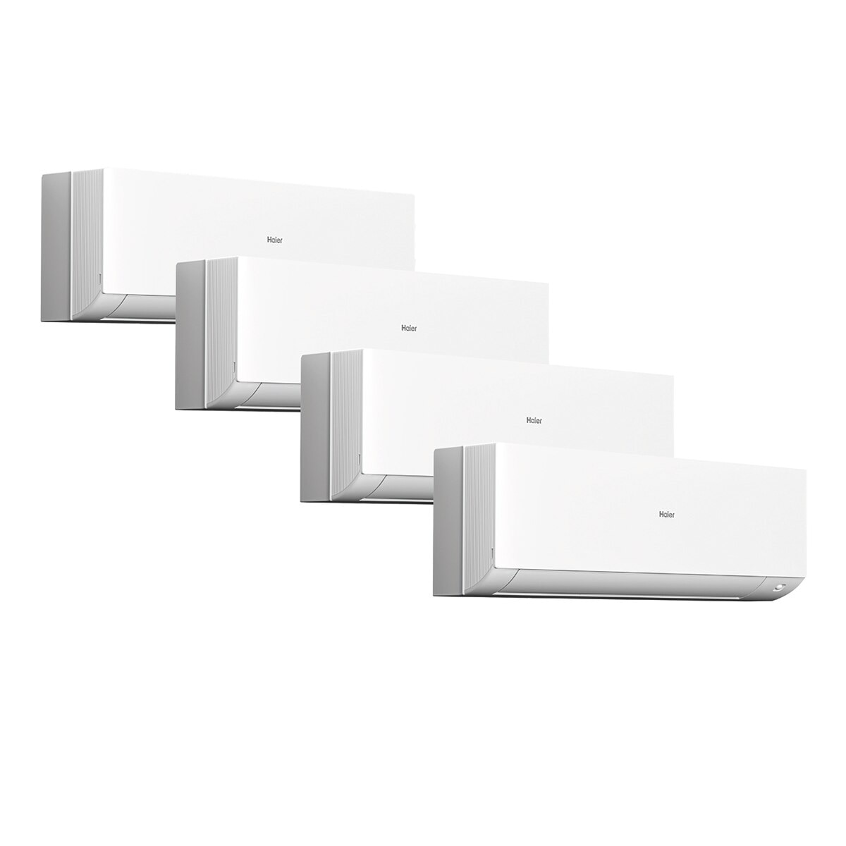 Imagen 0 de Aire acondicionado Multisplit 4x1 Haier Inverter con 2.408 frig/h + 2.408 frig/h + 2.408 frig/h + 3.010 frig/h  - Expert 25+25+25+35/75 Blanco