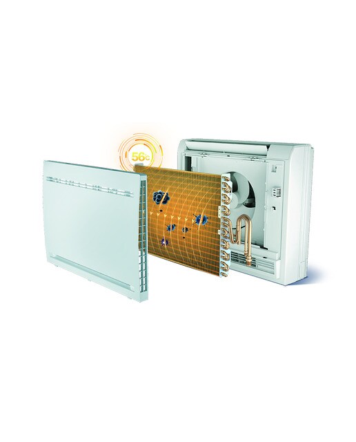 Aire acondicionado suelo Haier Inverter 2.150 frig/h y 2.580 kcal/h - F25S2SD1FA(H) Blanco-3
