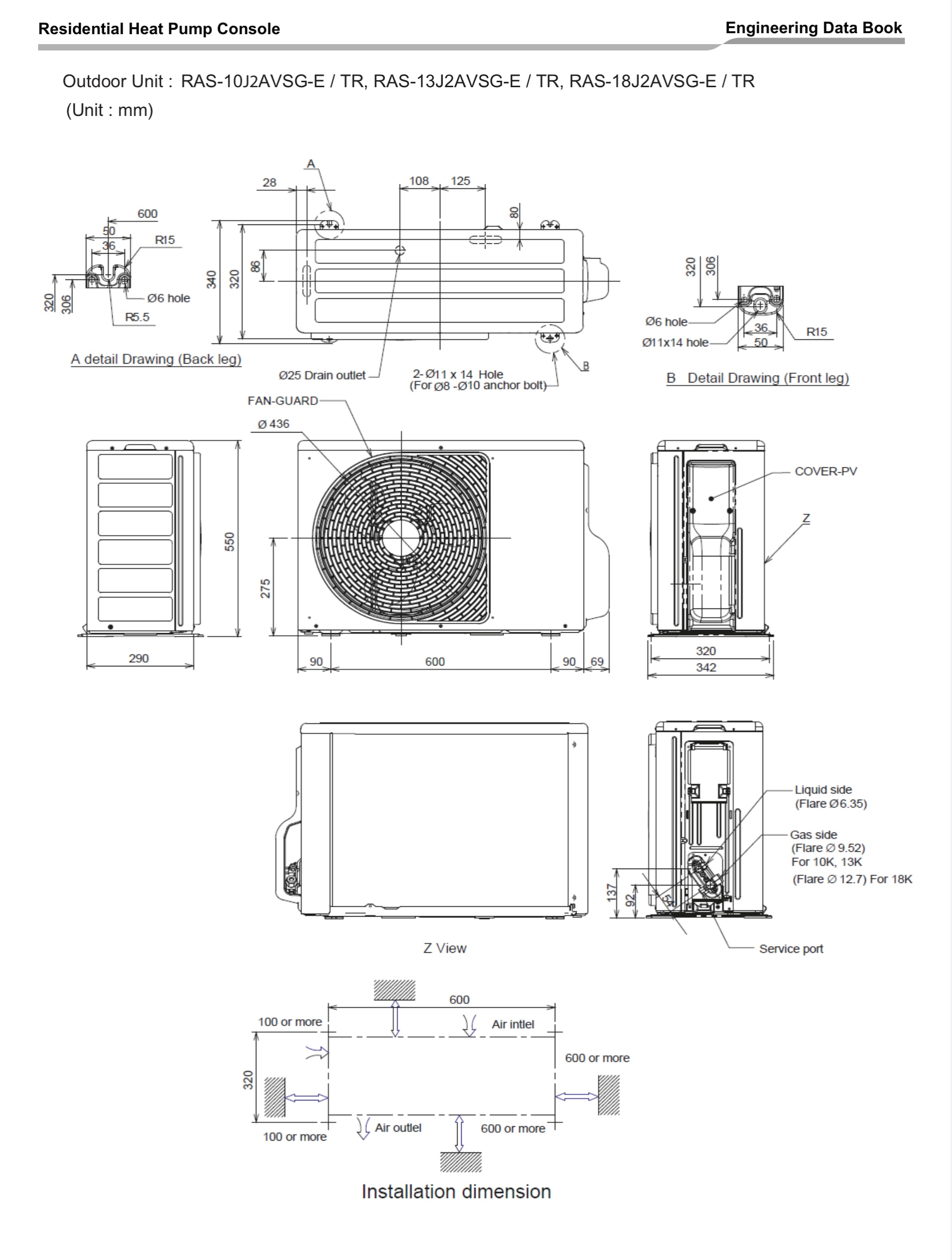 Aire acondicionado suelo Toshiba 2150 Frig/h y 2752 Kcal/h - SILVERSTONE 10 Blanco-4