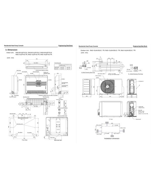 Aire acondicionado suelo Toshiba 4.300 Frig/h y 5.160 Kcal/h - SILVERSTONE 18 4
