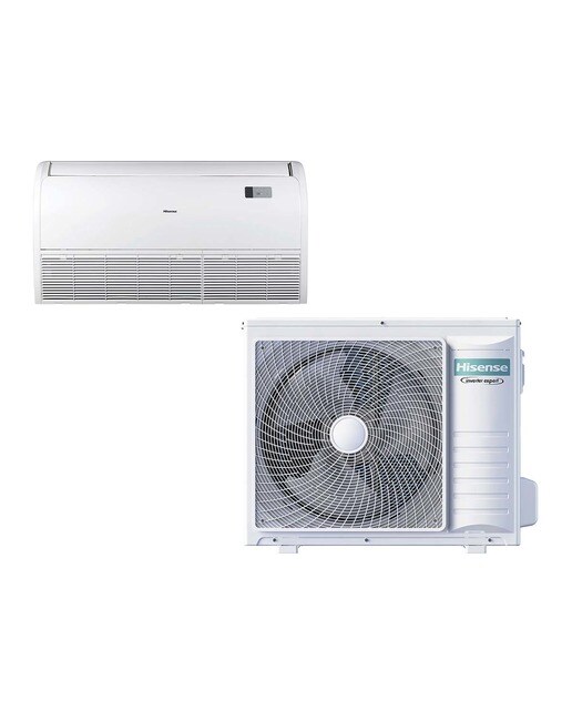 Hisense - Aire acondicionado suelo-techo Hisense Inverter con 6020 frig-h y 6880 kcal-h - AVT71UR4RB8-AUW71U4RK8.