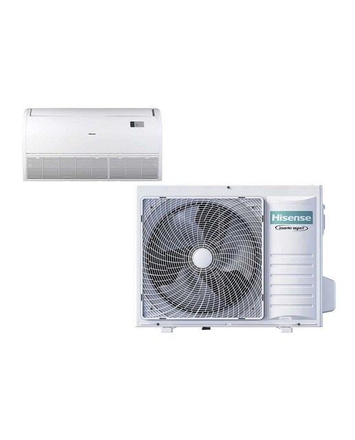 Hisense - Aire acondicionado suelo-techo Hisense Inverter con 6020 frig-h y 6880 kcal-h - AVT71UR4RB8-AUW71U4RJ7.