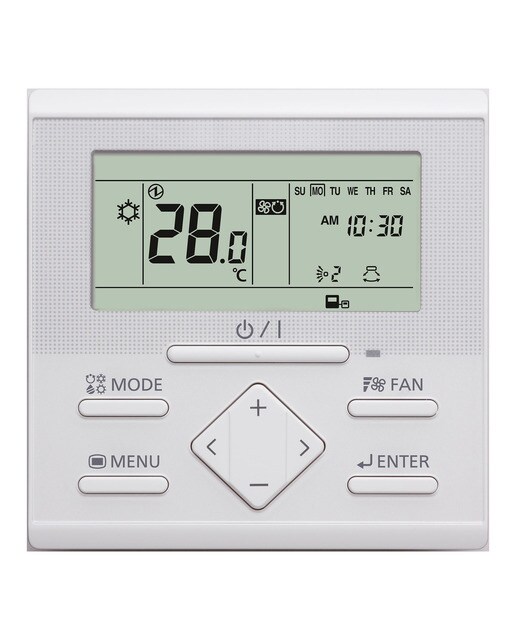 Aire acondicionado conducto Fujitsu Inverter 10.404 frig/h y 11.608  kcal/h - ACY125-KA Blanco-3