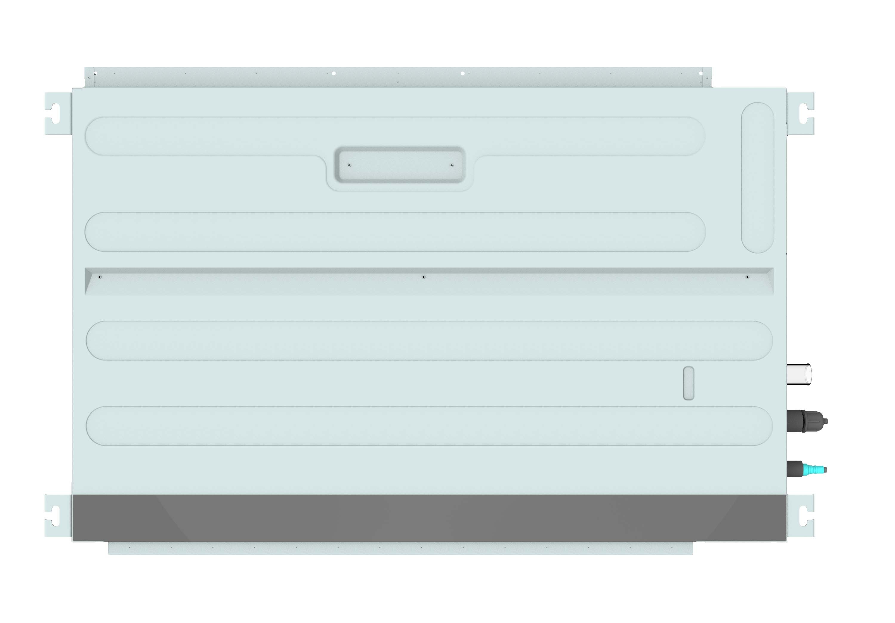 Aire acondicionado conducto Hisense Inverter con 5332 frig/h y 6278 kcal/h - AUD60UX4RFM8/AUW60U4RK8 Negro-3