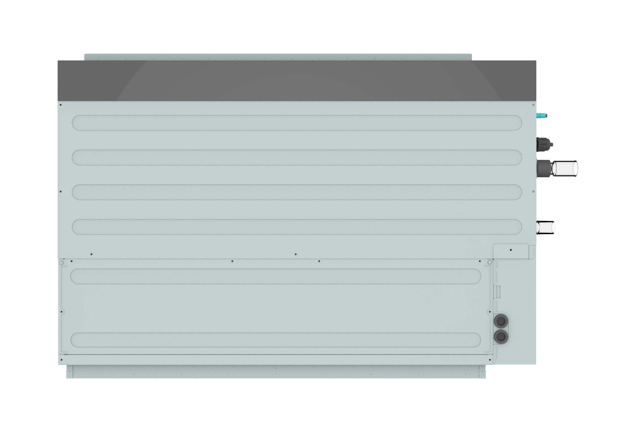 Aire acondicionado conducto Hisense Inverter con 5332 frig/h y 6278 kcal/h - AUD60UX4RFM8/AUW60U4RK8 Negro-5