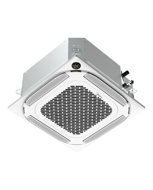 Imagen 0 de Aire acondicionado cassette Midea Inverter con 4.540,8 Frig/h y 5.168,6 Kcal/h, Monofásico - MCAU-52(18)N8Q-