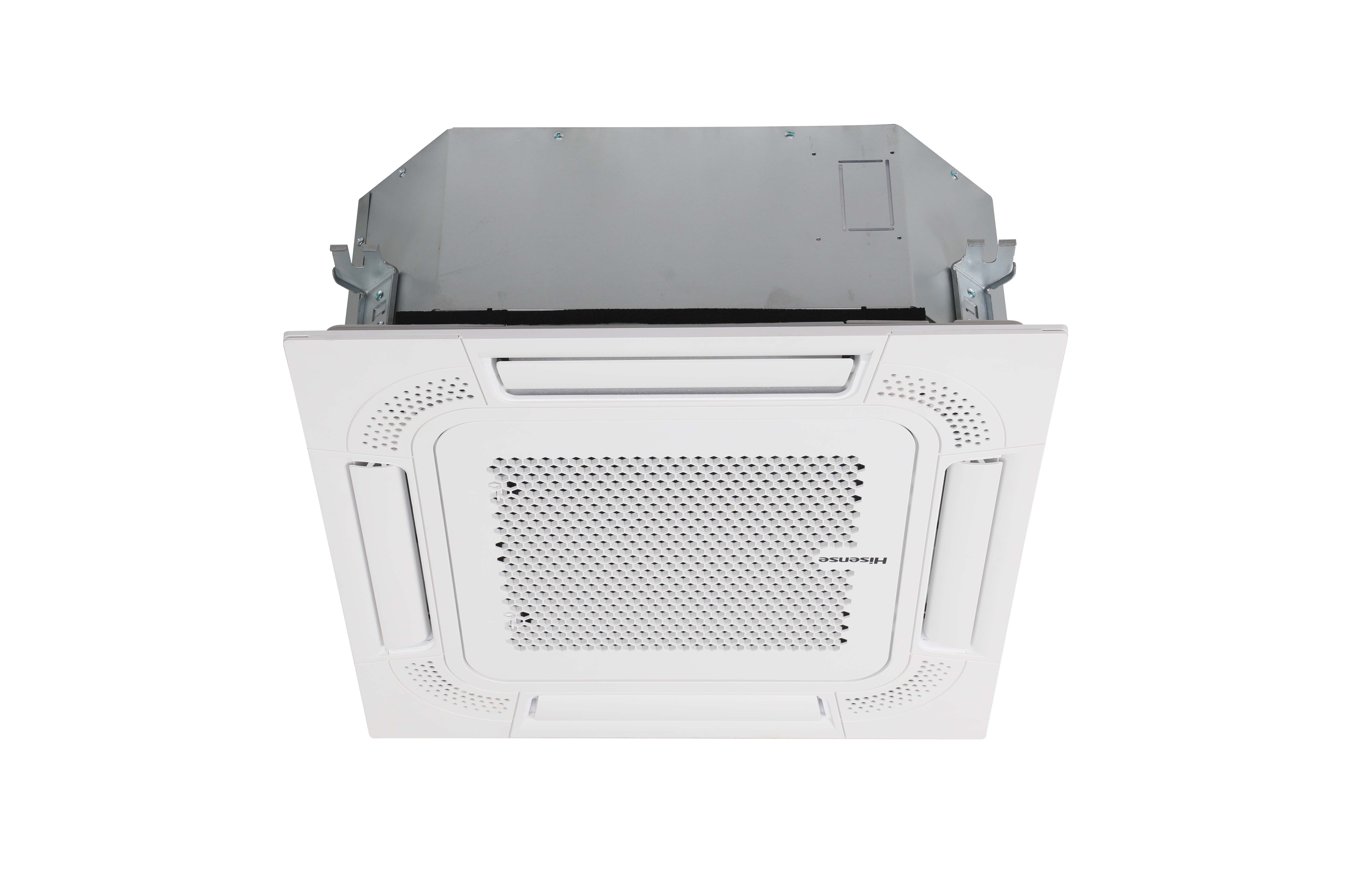 Aire acondicionado cassette Hisense Inverter con 4300 frig/h y 4730 kcal/h - ACT52UR4RCC8/AUW52U4RS7 Blanco-2