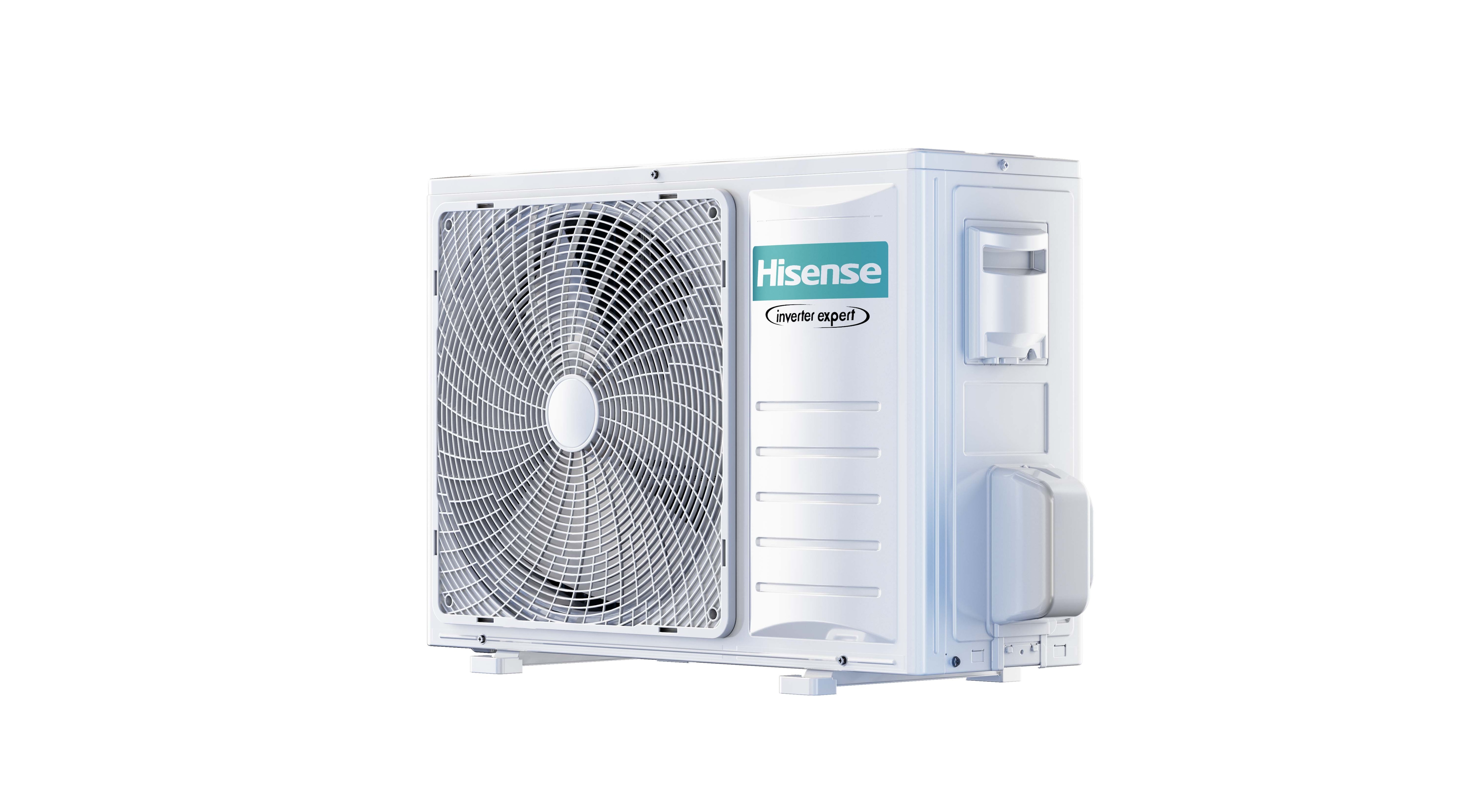 Aire acondicionado cassette Hisense Inverter con 4300 frig/h y 4730 kcal/h - ACT52UR4RCC8/AUW52U4RS7 Blanco-5
