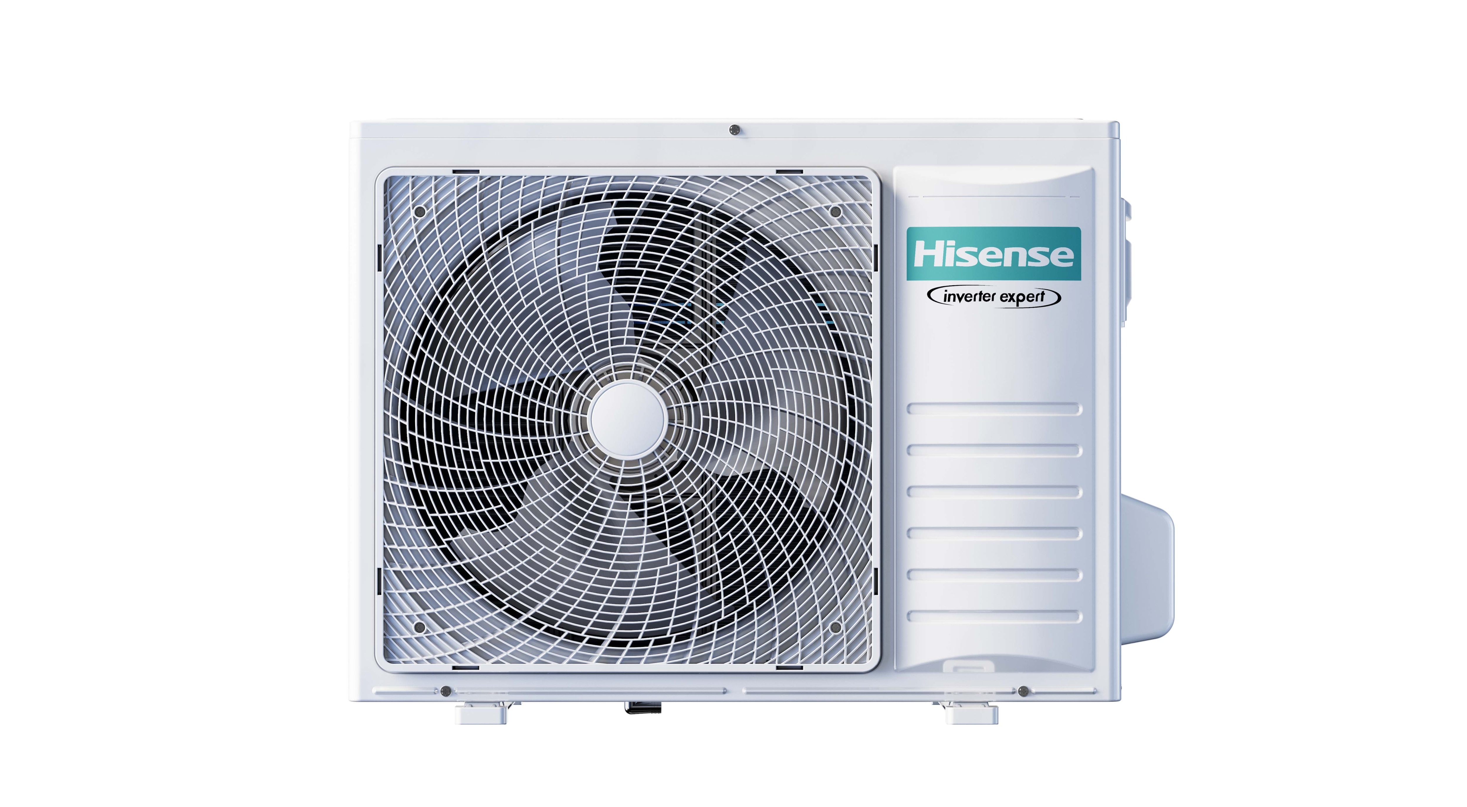 Aire acondicionado cassette Hisense Inverter con 6020 frig/h y 6880 kcal/h - ACT71UR4RJC8/AUW71U4RJ7 Blanco-2