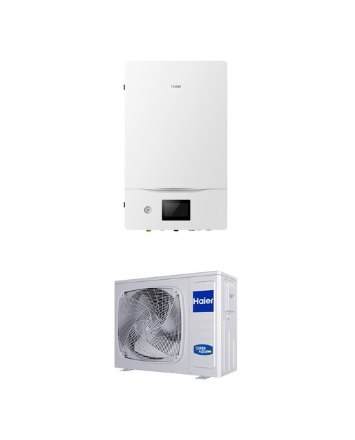 Aerotermo Split Haier con bomba de calor - SUPER AQUA S6 Blanco-1