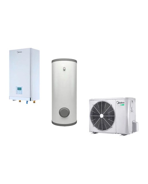 Midea - Kit de aerotermia Midea bibloc mural - M-THERMUR 8.