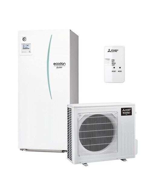 Kit de Aerotermia Mitsubishi Electric con acumulación de ACS, 170 litros - KIT SUZ- SWM60VA2 1