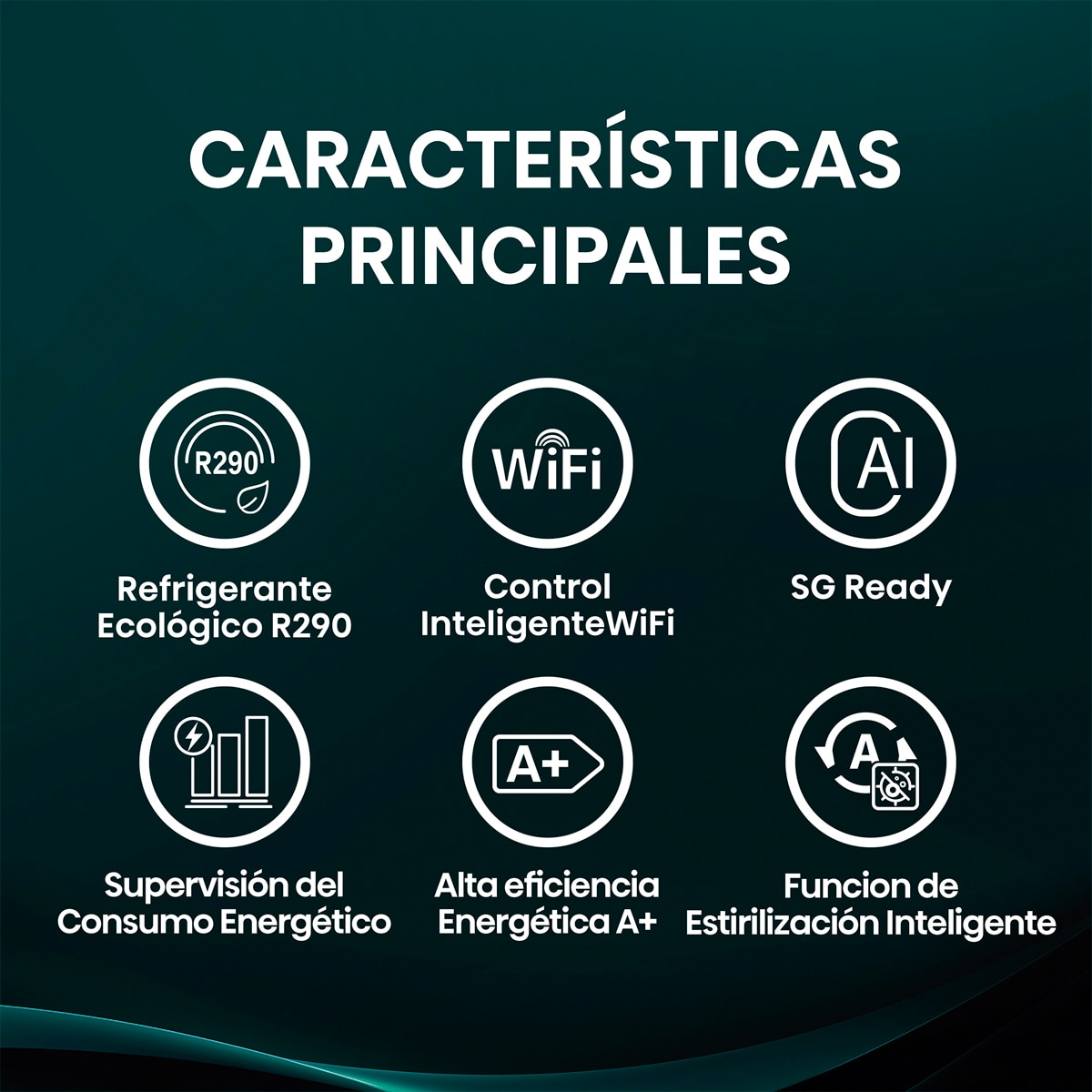 Aerotermo Hisense, 80 Litros, R290, con wifi integrado - AH-80NH4GEB00 3