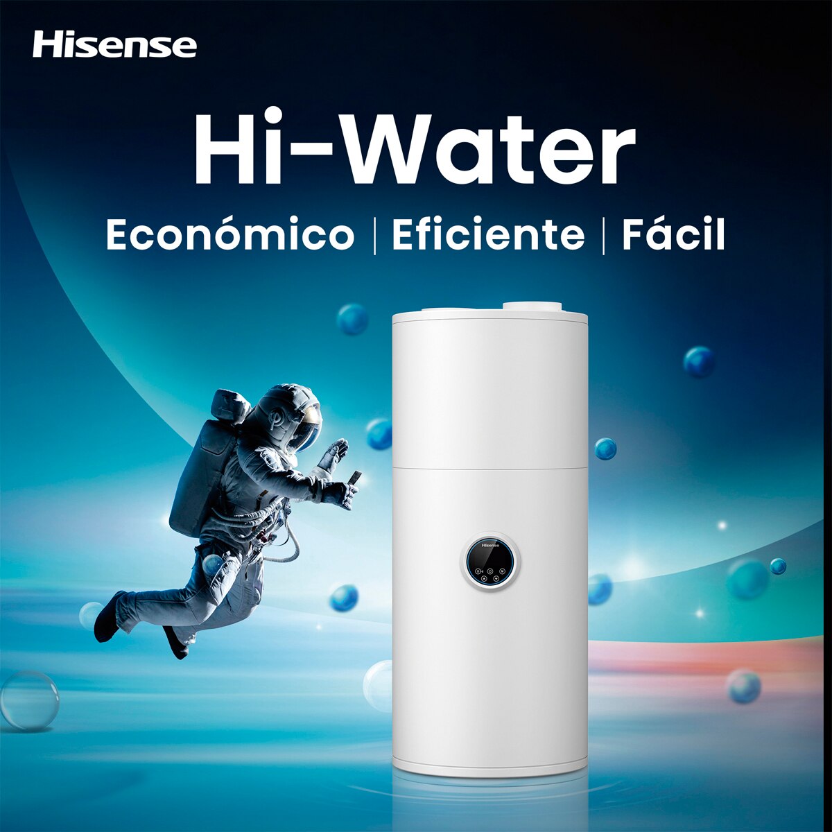 Aerotermo Hisense, 80 Litros, R290, con wifi integrado - AH-80NH4GEB00 15