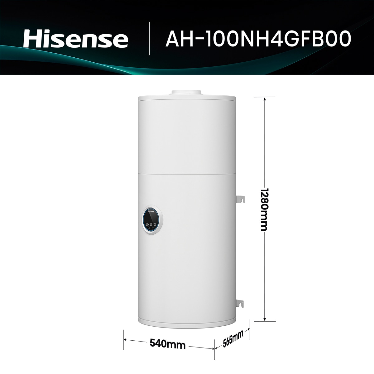 Aerotermo Hisense, 100 Litros, R290, con wifi integrado - AH-100NH4GFB00 2