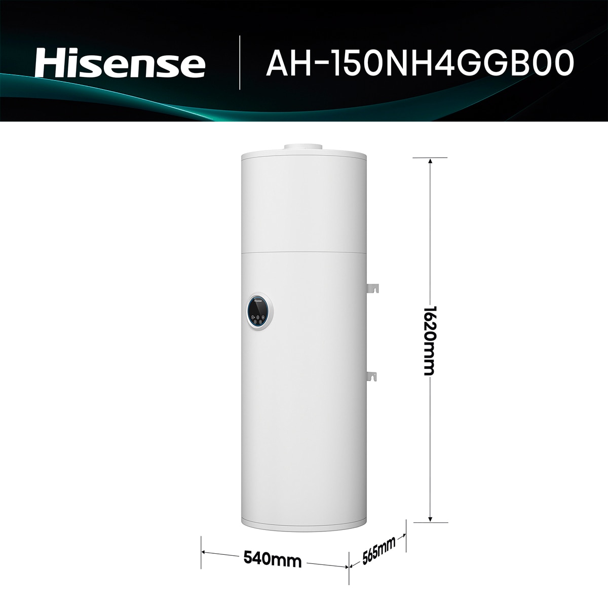 Aerotermo Hisense, 150 Litros, R290, con wifi integrado - AH-150NH4GGB00 2