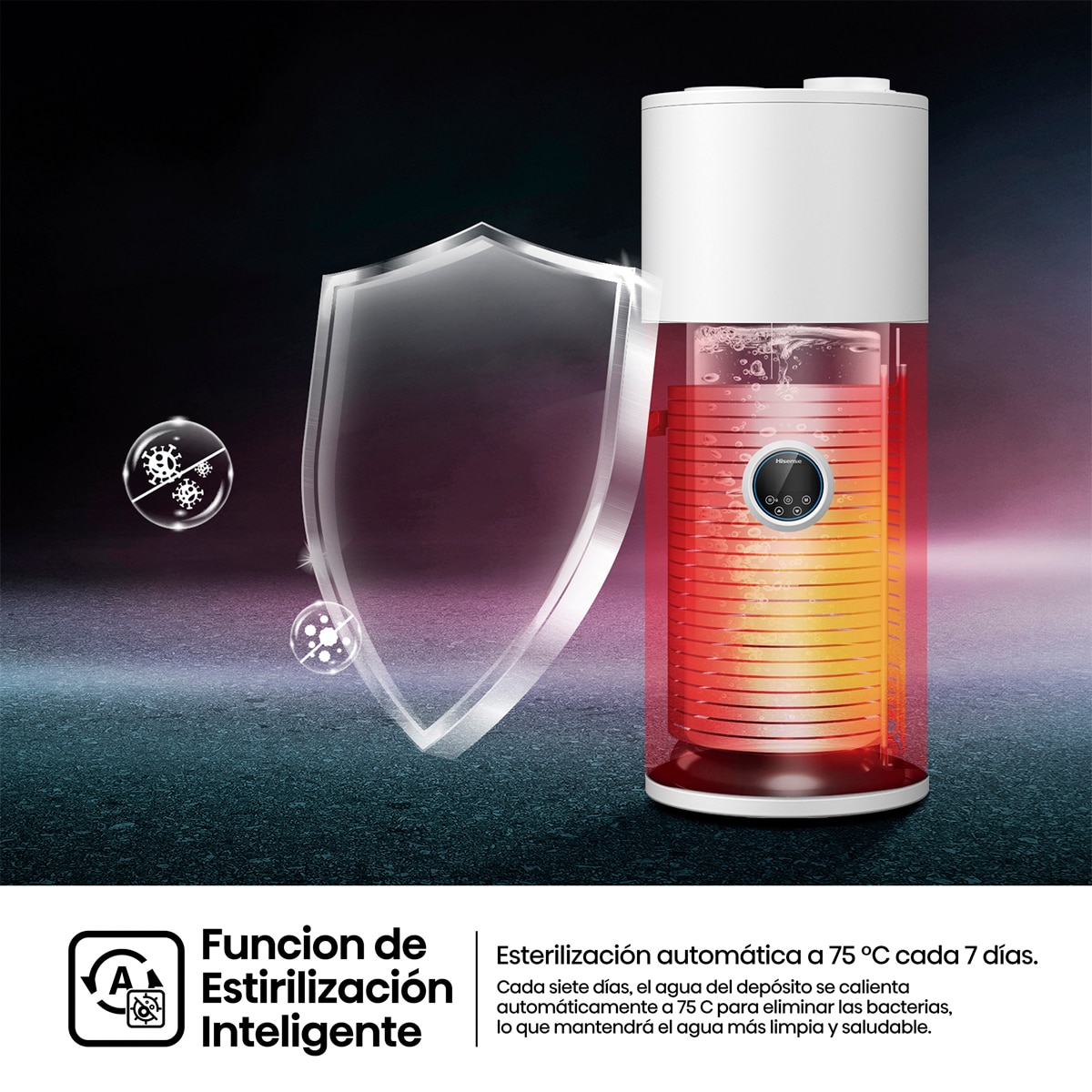 Aerotermo Hisense, 150 Litros, R290, con wifi integrado - AH-150NH4GGB00 8