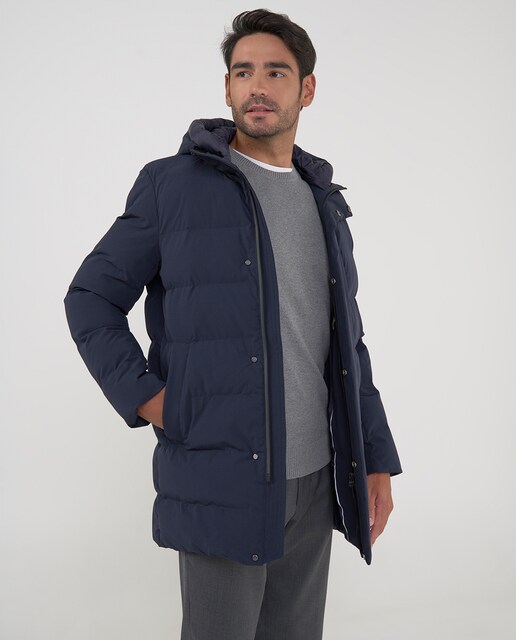 Imagem 0 de Parka Acolchoada Cromdaltex® em Tecido Impermeável e Transpirável com Efeito de Plumas