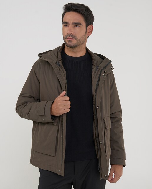 Imagem 0 de Parka 3 em 1 de Algodão com Peça Acolchoada no Interior