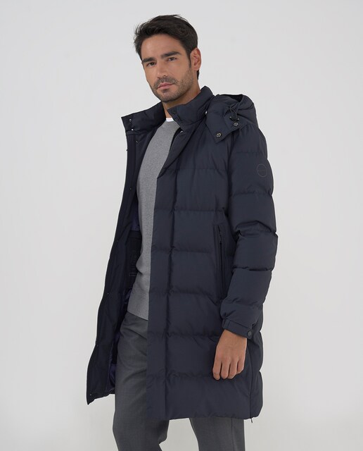 Imagem 0 de Parka Acolchoada Comprida em Tecido Cromdaltex® Impermeável e Transpirável com Capuz Desmontável