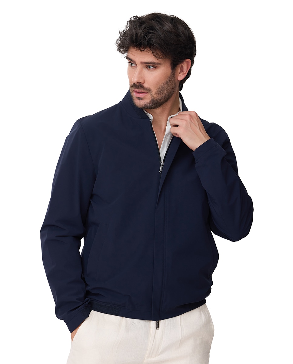 Imagem 0 de Blusão Bomber Cromdaltex com Gola de Malha.