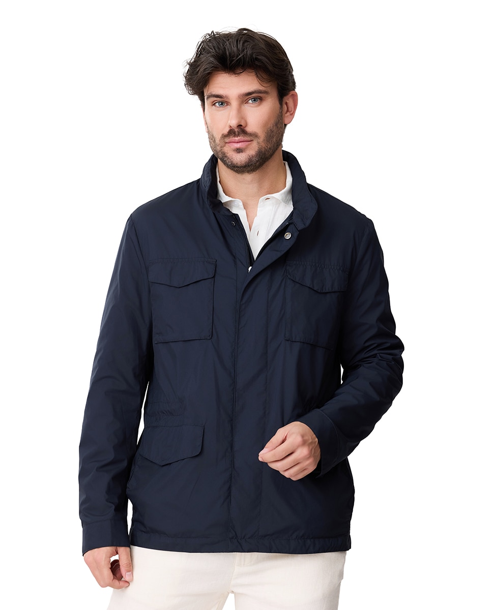 Imagem 0 de Parka de Microfibra com Capuz Oculto