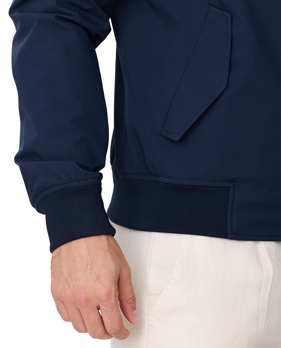Blusão Cromdaltex em Tecido de Dupla Face Bicolor Azul-claro-4