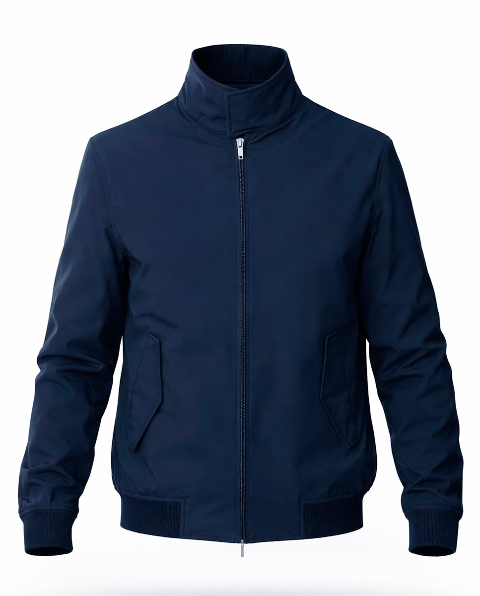 Blusão Cromdaltex em Tecido de Dupla Face Bicolor Azul-claro-5