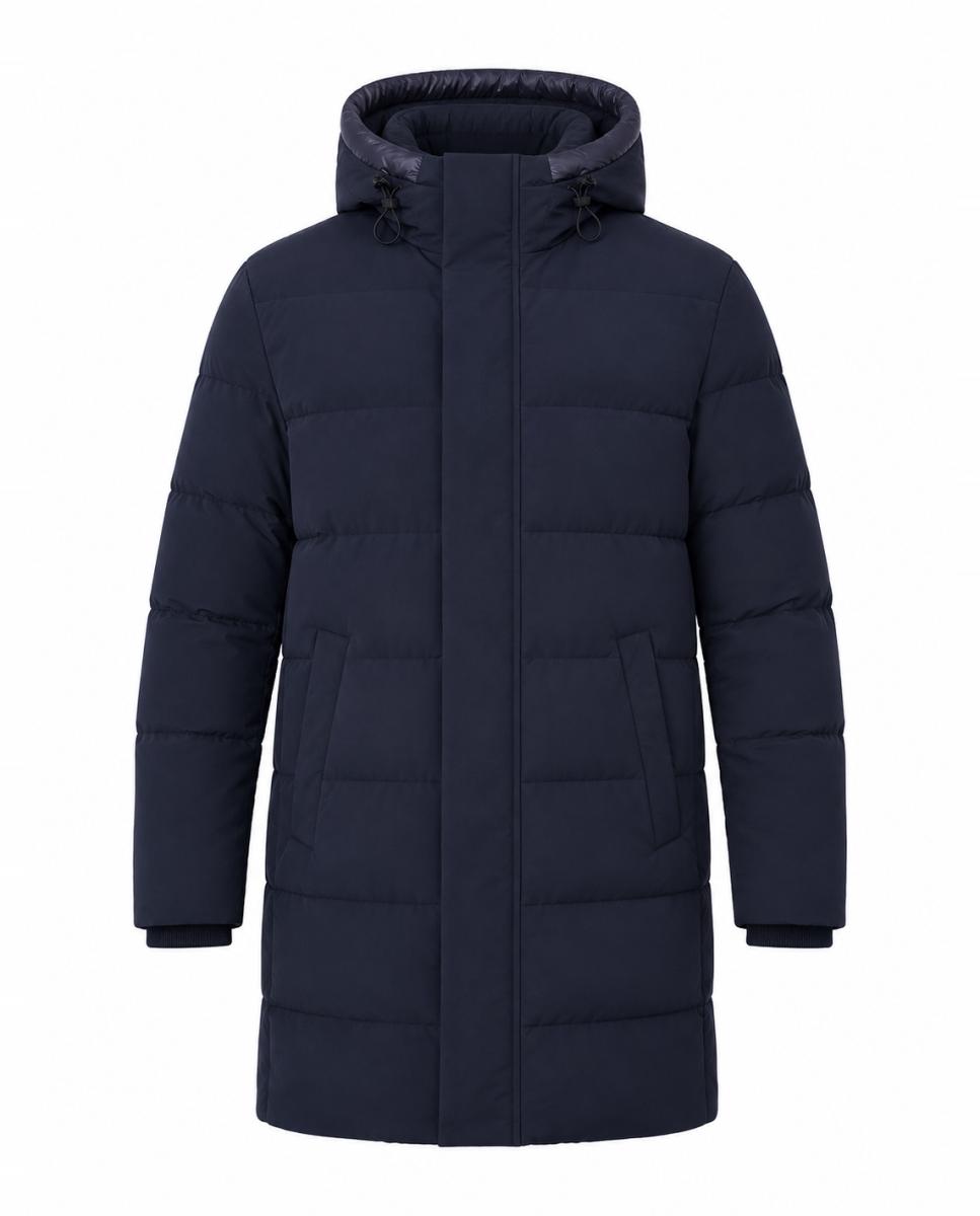 Parka Acolchada Cromdaltex® tejido impermeable y transpirable efecto pluma. - Buccino - Azul marino Azul marino-4