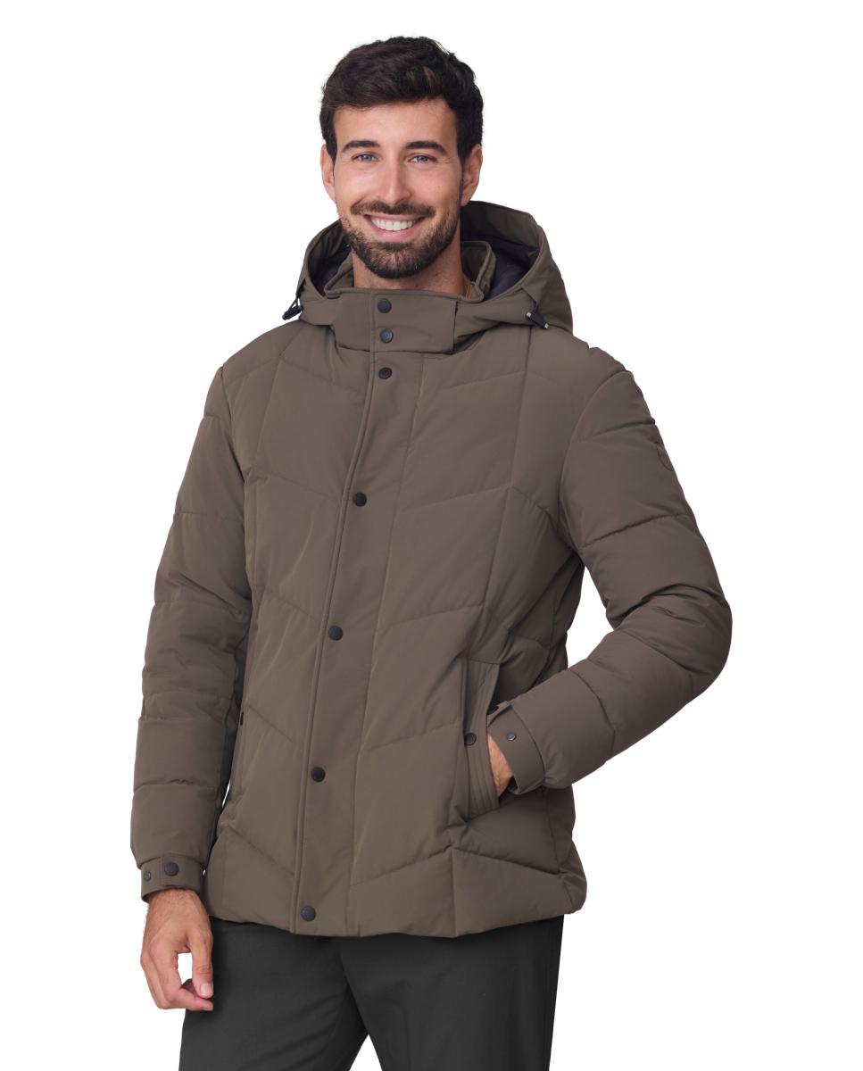 Deportiva Acolchada espiga Cromdaltex® tejido impermeable y transpirable - Buccino - Verde oscuro Verde oscuro-1