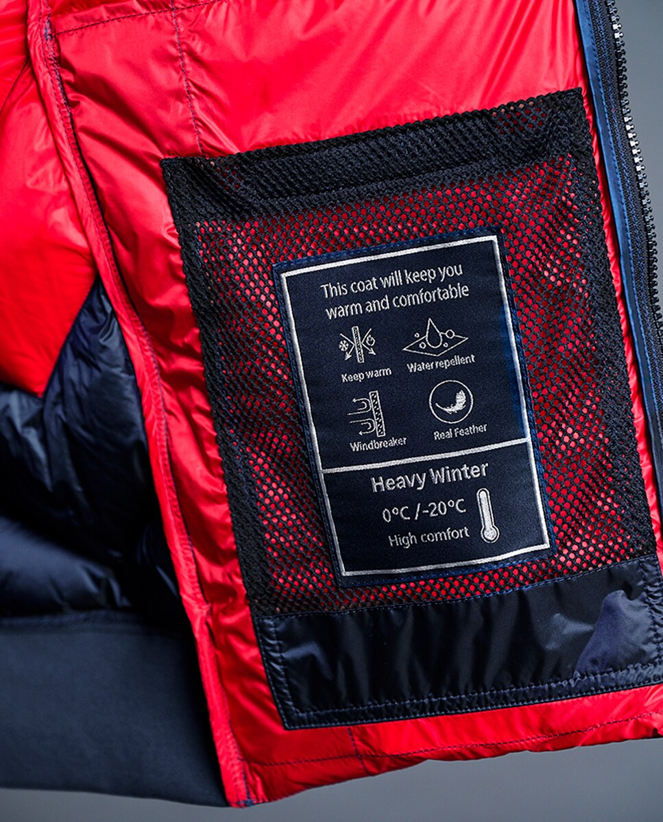 Blusão Acolchoado Curto Azul-marinho-5