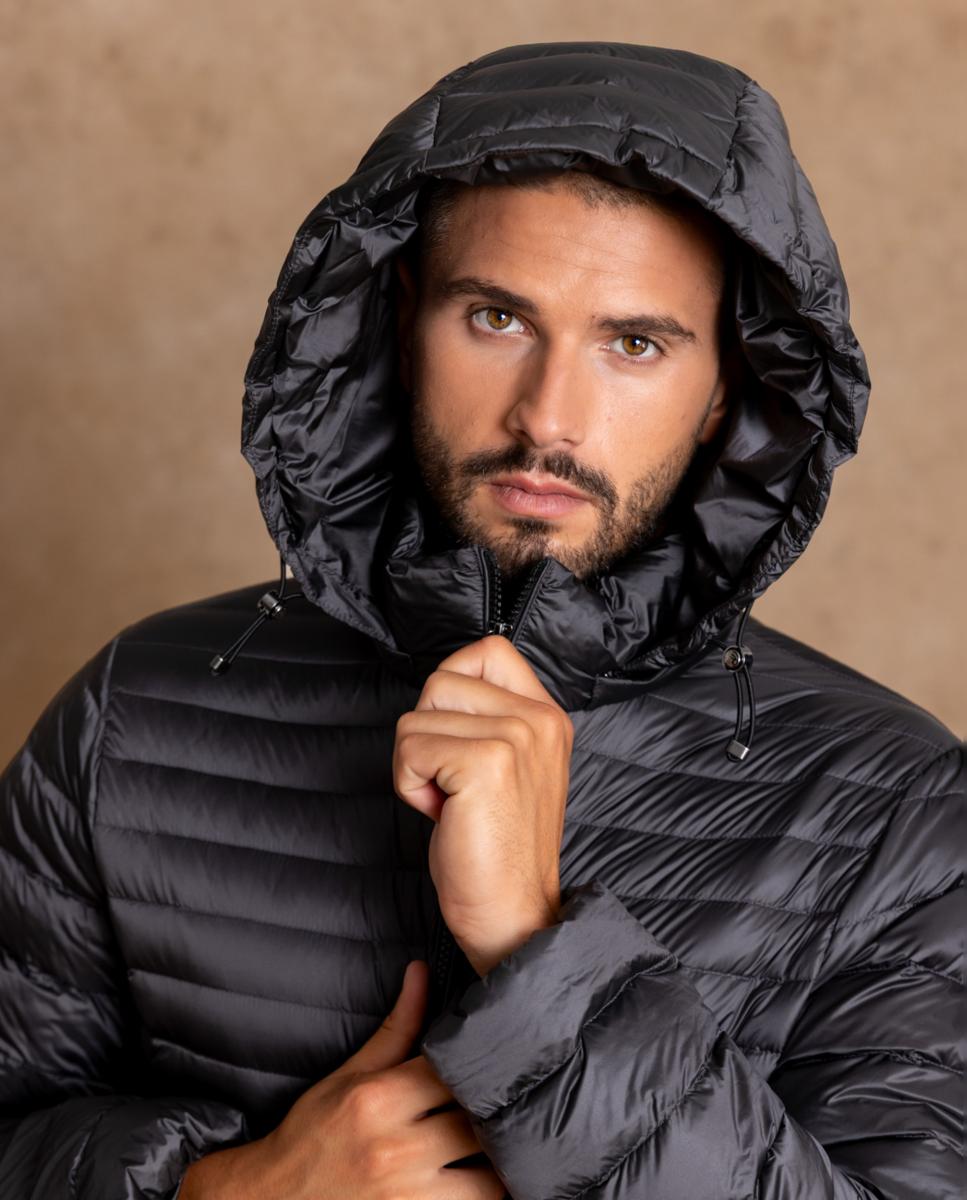 Imagen 5 de Plumífero icónico, realizado en tejido técnico al puro estilo street style. - Henry Arroway - Gris oscuro Gris oscuro