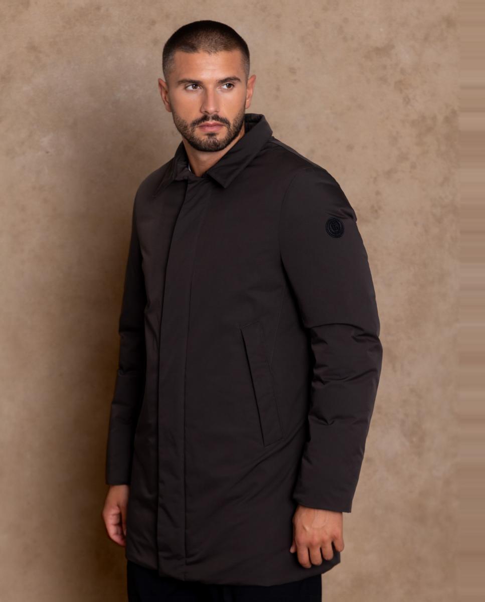 Blusão acolchoado perfeito para homens exigentes que apreciam os pequenos detalhes. Verde-3