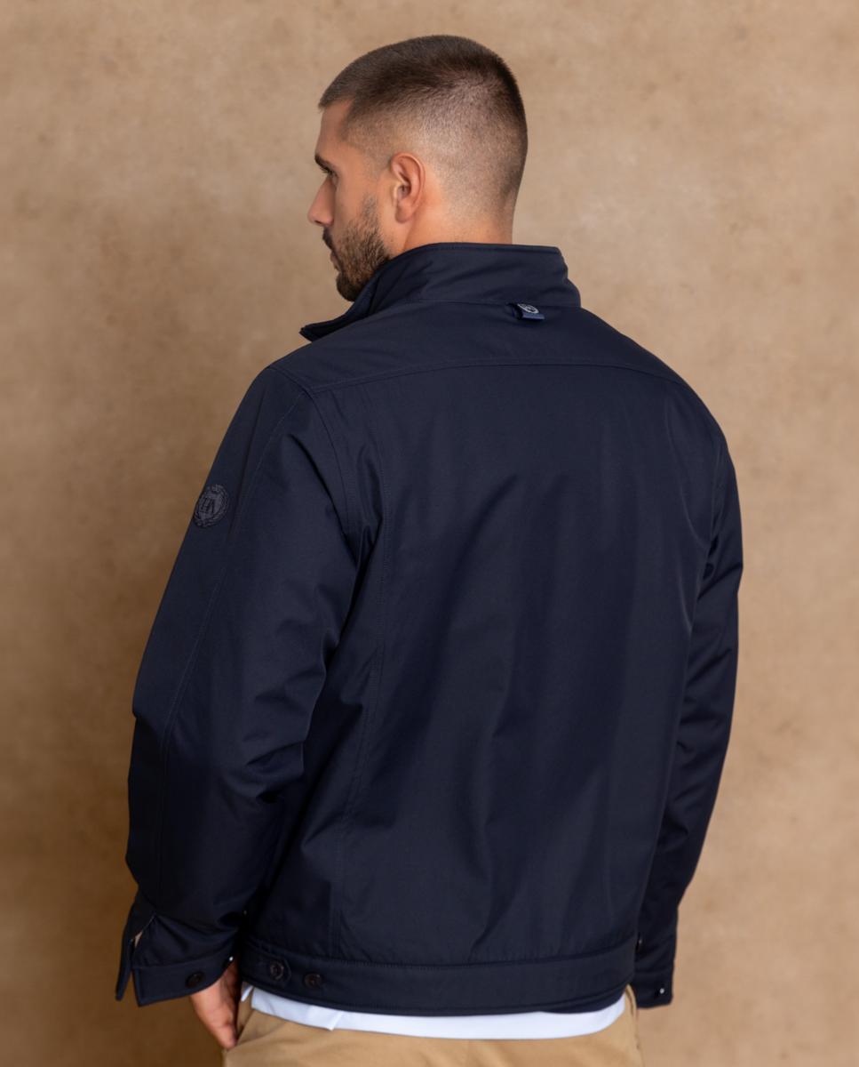 Imagen 3 de Bomber de hombre de líneas depuradas y diseño contemporáneo. - Henry Arroway - Azul marino Azul marino
