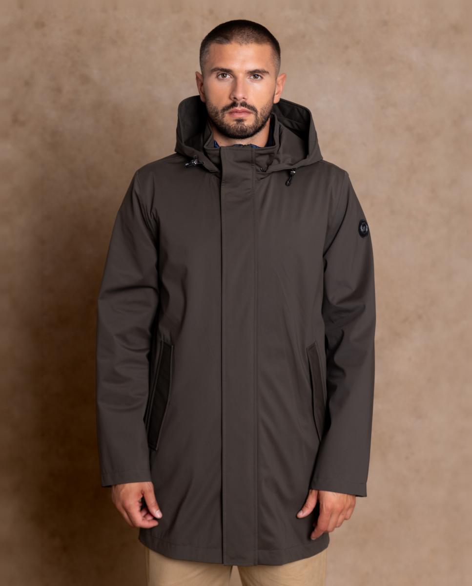 Imagem 0 de Parka Impermeável com Design Minimalista e Linhas Contemporâneas.