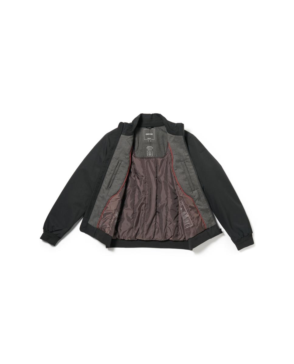 Imagen 4 de Chaqueta bomber corta de caballero - Geox - Negro Negro