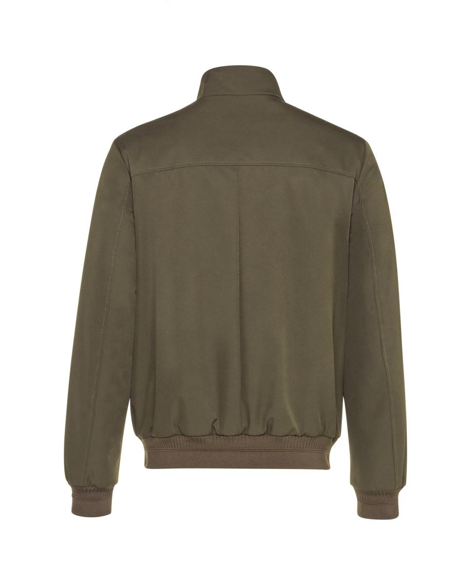 Blusão Bomber Curto Verde-escuro-2