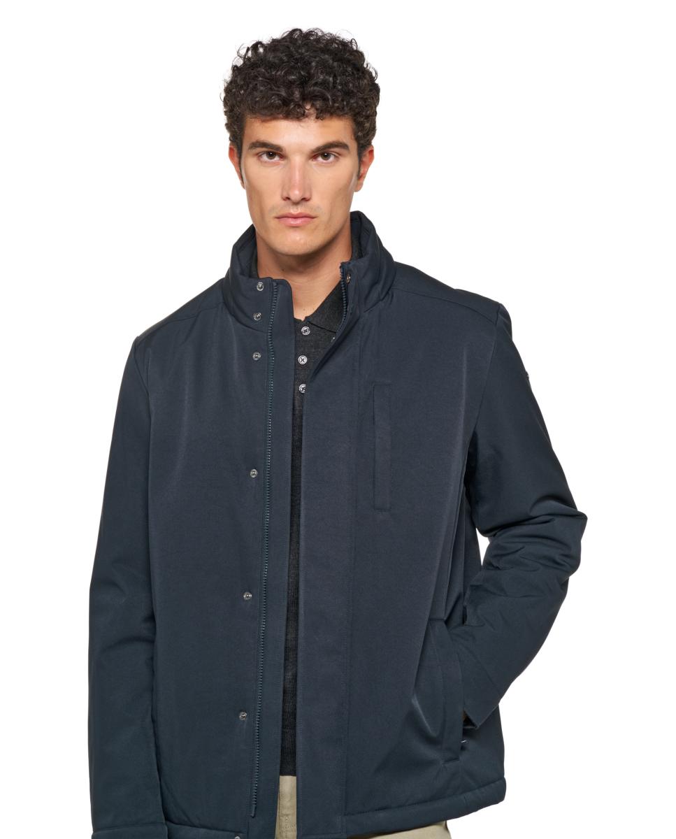 Imagen 4 de Chaqueta de caballero corto y repelente al agua - Geox - Azul marino Azul marino