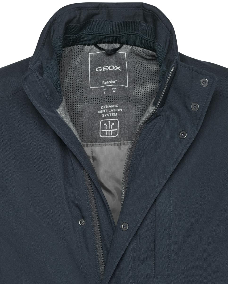 Imagen 8 de Chaqueta de caballero corto y repelente al agua - Geox - Azul marino Azul marino