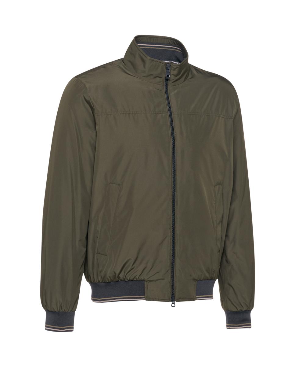 Imagen 3 de Chaqueta bomber de caballero repelente al agua - Geox - Verde oscuro Verde oscuro