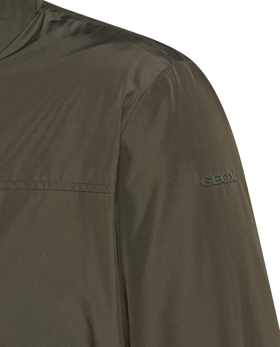 Imagen 5 de Chaqueta bomber de caballero repelente al agua - Geox - Verde oscuro Verde oscuro