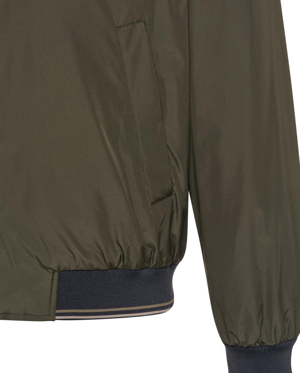 Imagen 6 de Chaqueta bomber de caballero repelente al agua - Geox - Verde oscuro Verde oscuro