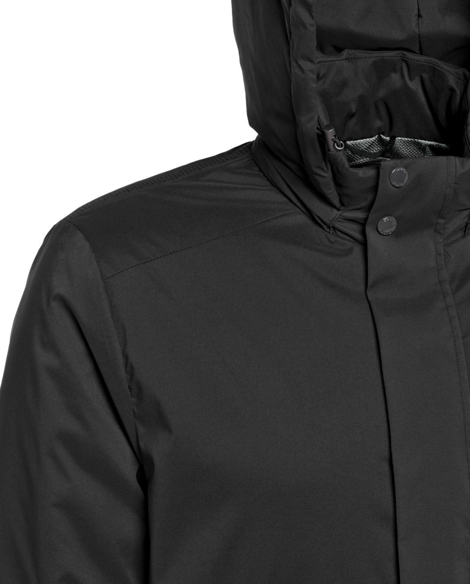 Sweatshirt Curta com Capuz Preto-4