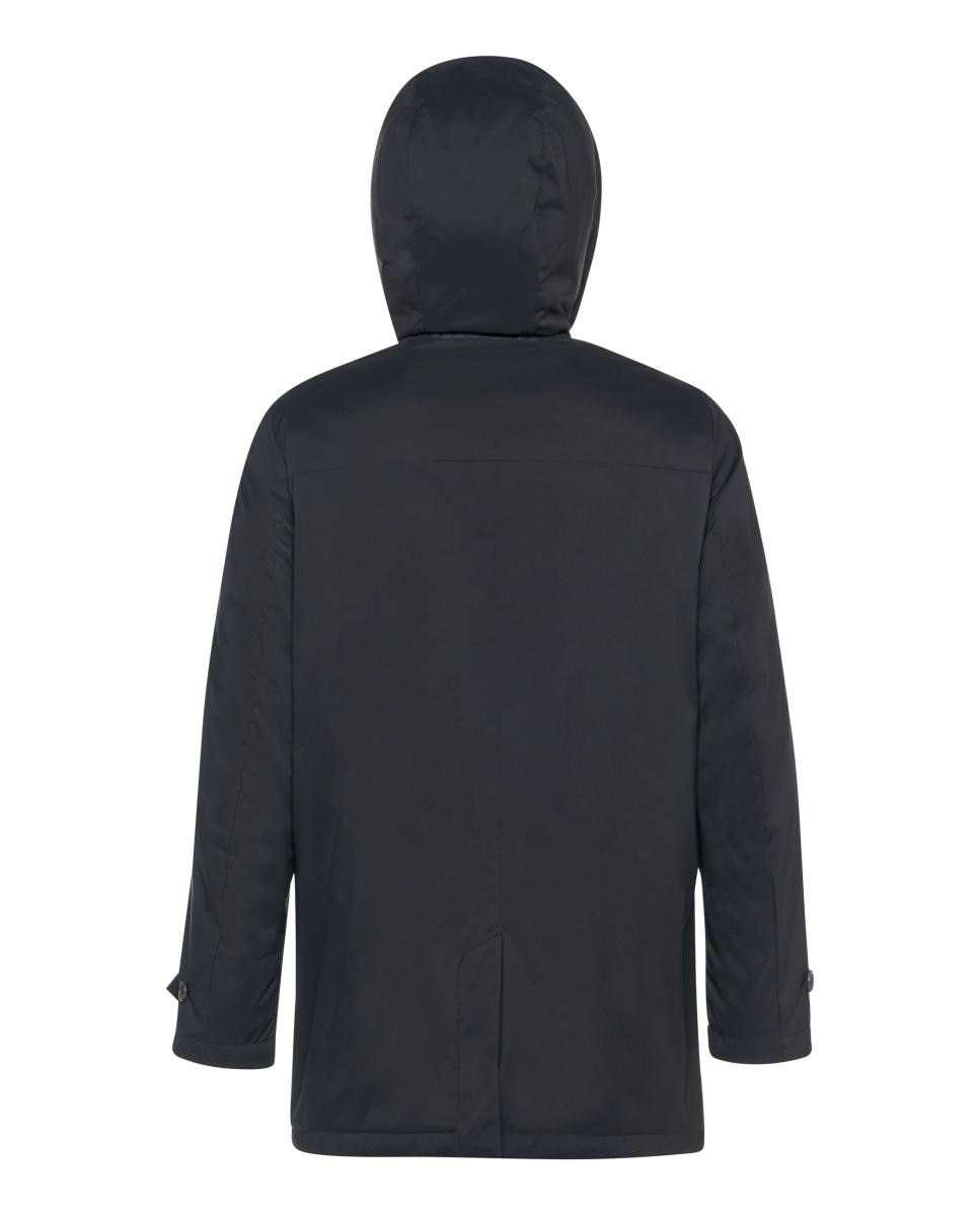 Imagen 2 de Sudadera larga de caballero con capucha - Geox - Azul marino Azul marino