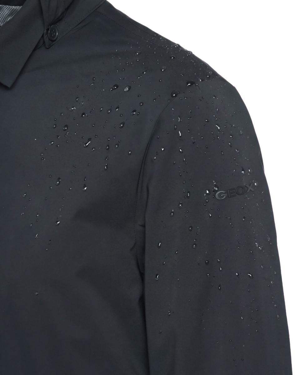 Imagen 4 de Sudadera larga de caballero con capucha - Geox - Azul marino Azul marino