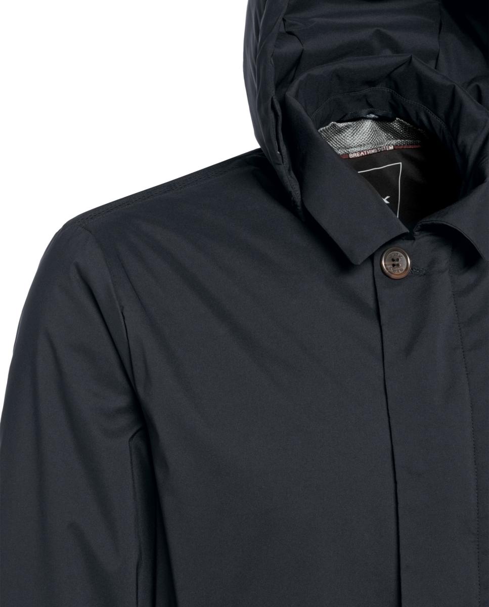 Imagen 9 de Sudadera larga de caballero con capucha - Geox - Azul marino Azul marino